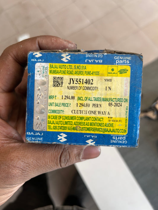 Bajaj JY551402 one-way starter clutch bearing for Pulsar and Dominar models

