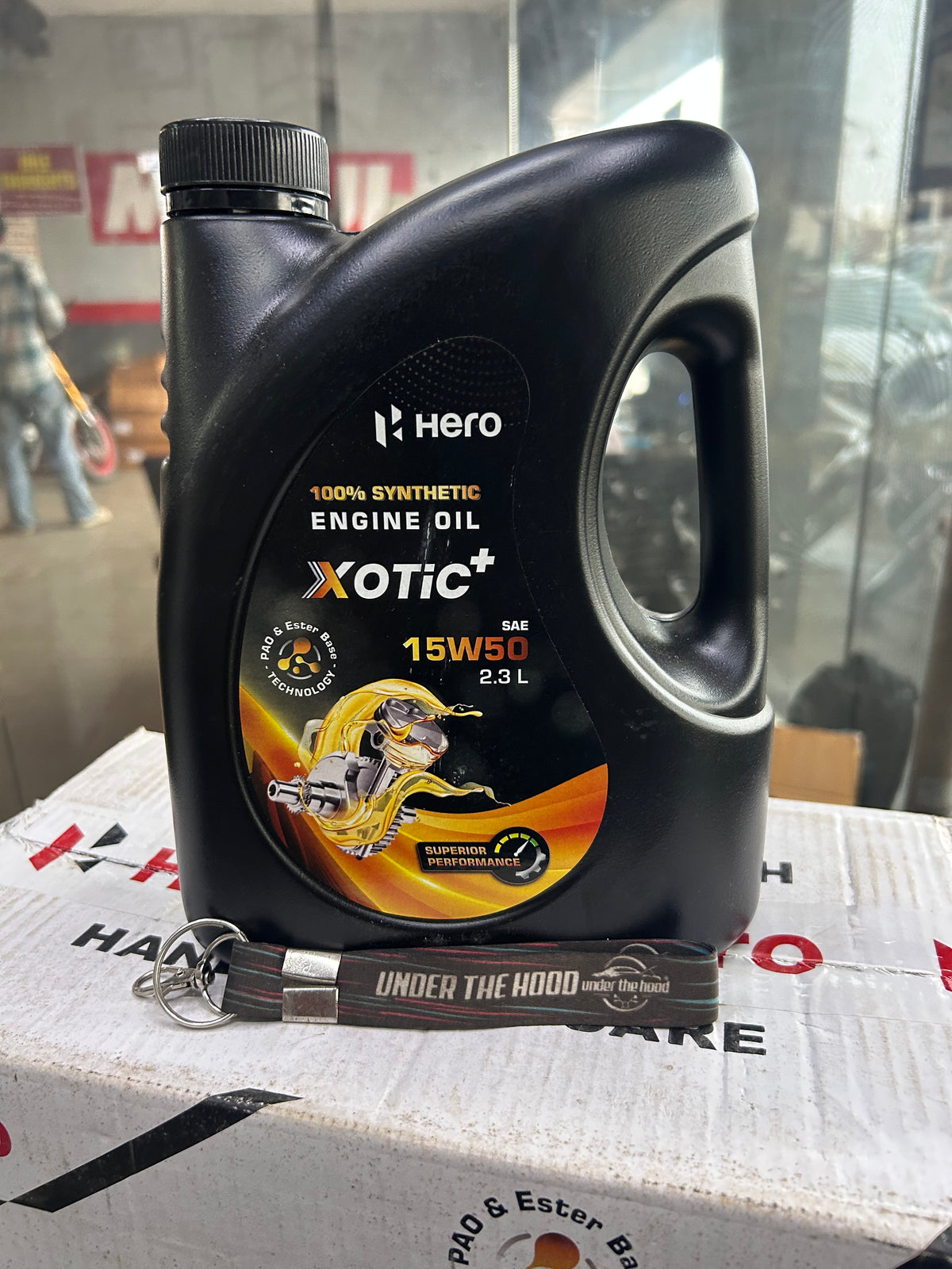 Hero Genuine Xotic+ 15W50 100% Synthetic Engine Oil 2.3L – Mavrick 440 | Harley-Davidson X440 15W50 MA2 Option