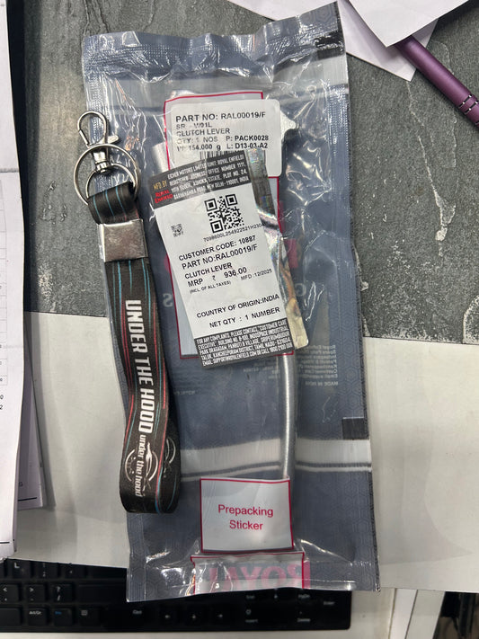 Royal Enfield RAL00019/F – Clutch Lever (Genuine OEM) for Interceptor 650, Continental GT 650 & Super Meteor 650
