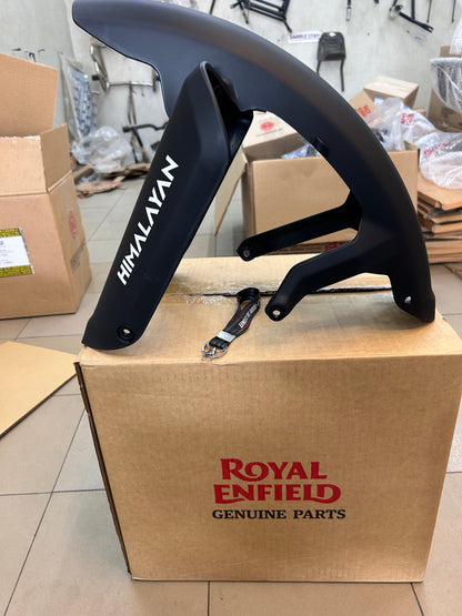 Front Lower Mudguard Assembly (Front Bottom Fender) – Himalayan 450 Kamet White – RAG00757/C (Genuine OEM)