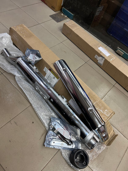 Genuine Royal Enfield Silencer Assembly Kit for Thunderbird 350 / Thunderbird 500 (NTB) | 888209