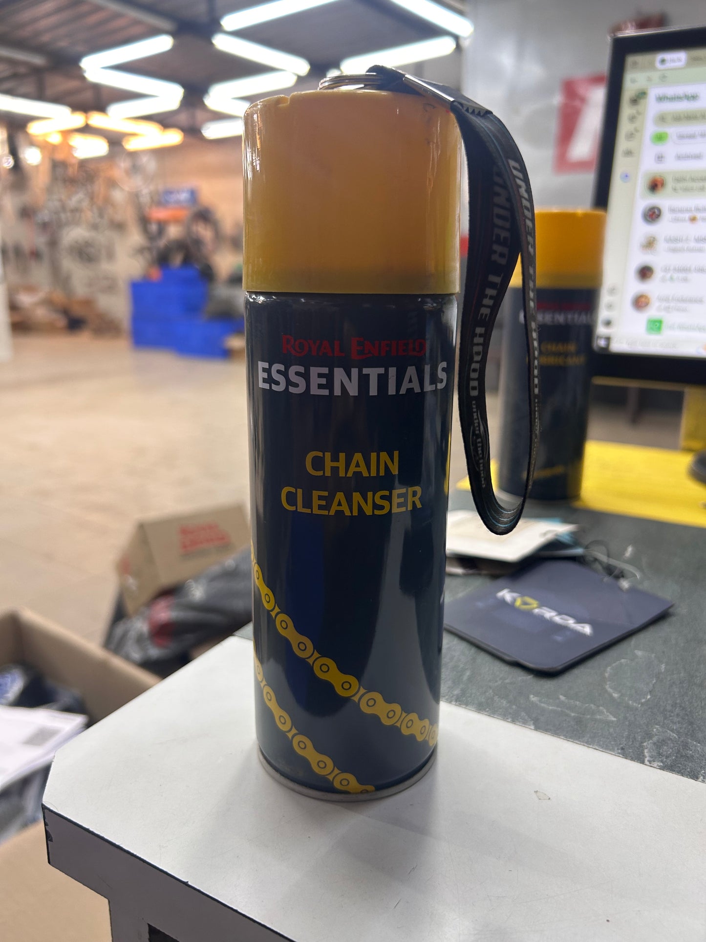 Royal Enfield Essentials Chain Lube & Chain Cleaner 500ml – Genuine OEM Chain Care Combo for All Royal Enfield & Other Bikes