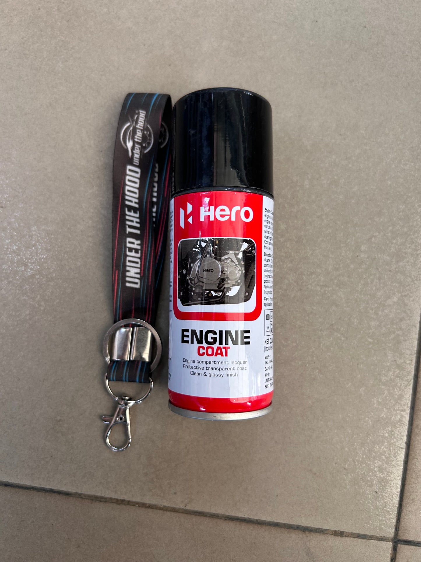 Hero Genuine Engine Coat Spray 100ml – SPDEGC0001S – Heat-Protection Gloss Finish + Anti-Corrosion Engine Surface Shield (Bike Care)