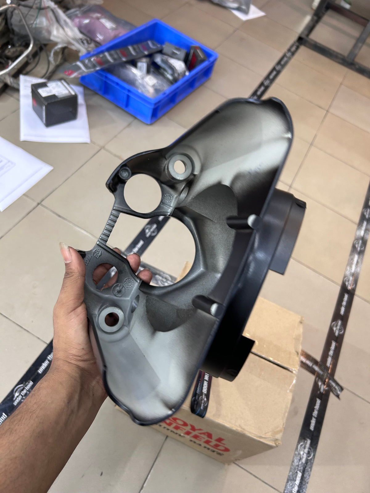 Royal Enfield Headlamp Nacelle Matt Black RAN00311/B for Classic 350 Reborn & Bullet 350
