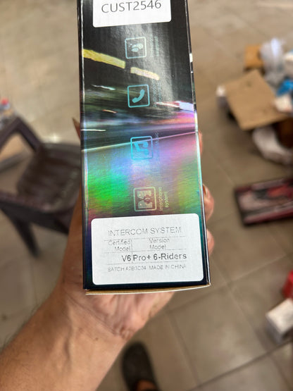 EJEAS V6 Pro+ Bluetooth Motorcycle Intercom 6 Riders