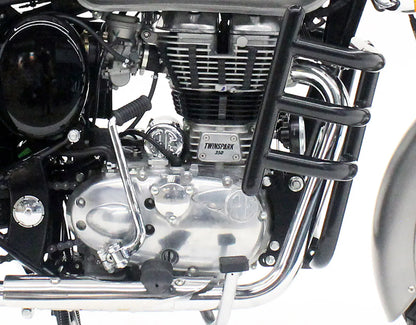 Electra 350 UCE with OEM 1990600 Airfly engine guard fitted