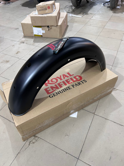 Royal Enfield Rear Mudguard with Sticker (St Black) for Classic 350 ABS BS6 UCE – RAQ00401/A