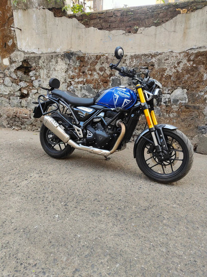 BS Auto Crash Guard for Triumph Speed 400 | Stainless Steel | Black Powder-Coated