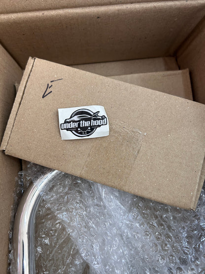 Genuine Royal Enfield Silver Compact Engine Guards (25mm Stainless Steel) for Interceptor 650 / Continental GT 650 / Bear 650 – 1990503