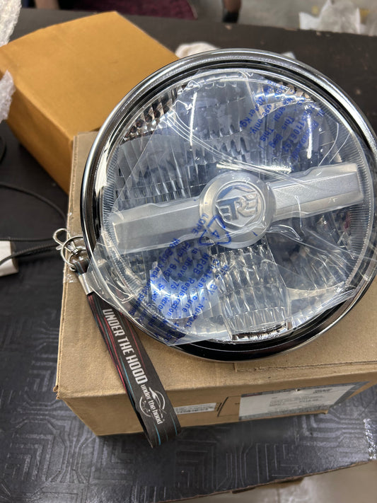 Royal Enfield Bear 650 / Interceptor 650 / Continental GT 650 LED Headlamp Assembly (Chrome) – RAN01028/A (Genuine OEM)