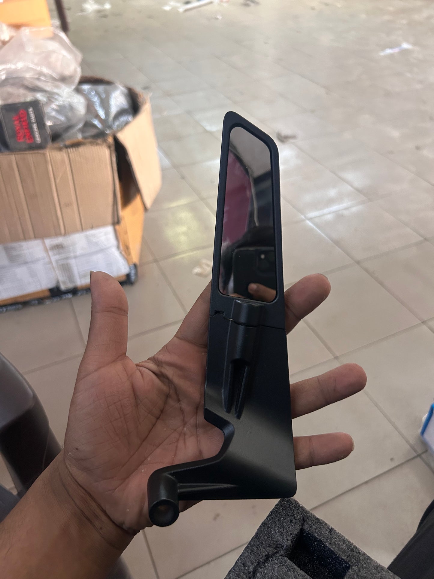 New Bike Adjustable Rear View Mirror Stealth Fin Wing – Yamaha MT-15 Hero Suzuki Benelli Duke Apache