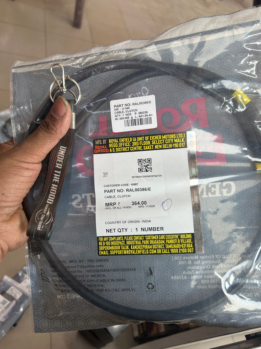 Royal Enfield RAL00386/E Clutch Cable – Guerrilla 450 (Sherpa 452cc) BS6 / E5 – Genuine OEM Clutch Wire
