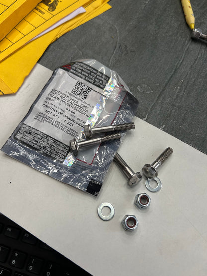 Royal Enfield Pillion Holder Screw Kit – KAU00001/A | OEM Mounting Bolts for Classic 350, Classic 500, Standard 350 & Electra (UCE Models)