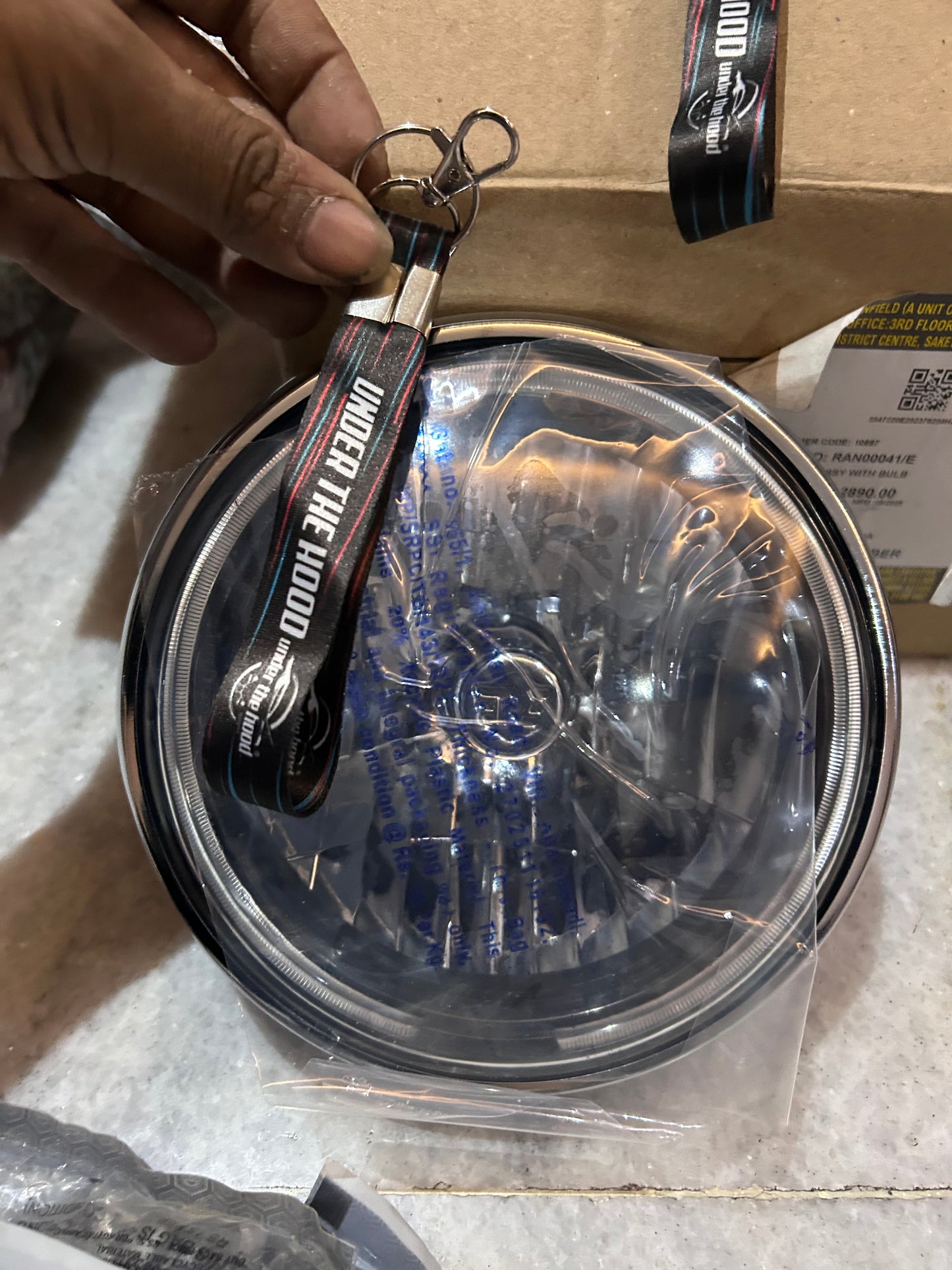 Royal Enfield Meteor 350 Headlamp Assembly with Bulb – Genuine OEM (RAN00041/B)