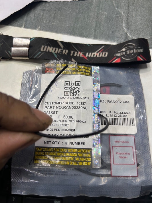 Royal Enfield Indicator Rubber (Seal/Gasket) – RAN00289/A – OEM for J-Series Classic Reborn, Meteor 350, Hunter 350, New Bullet 350