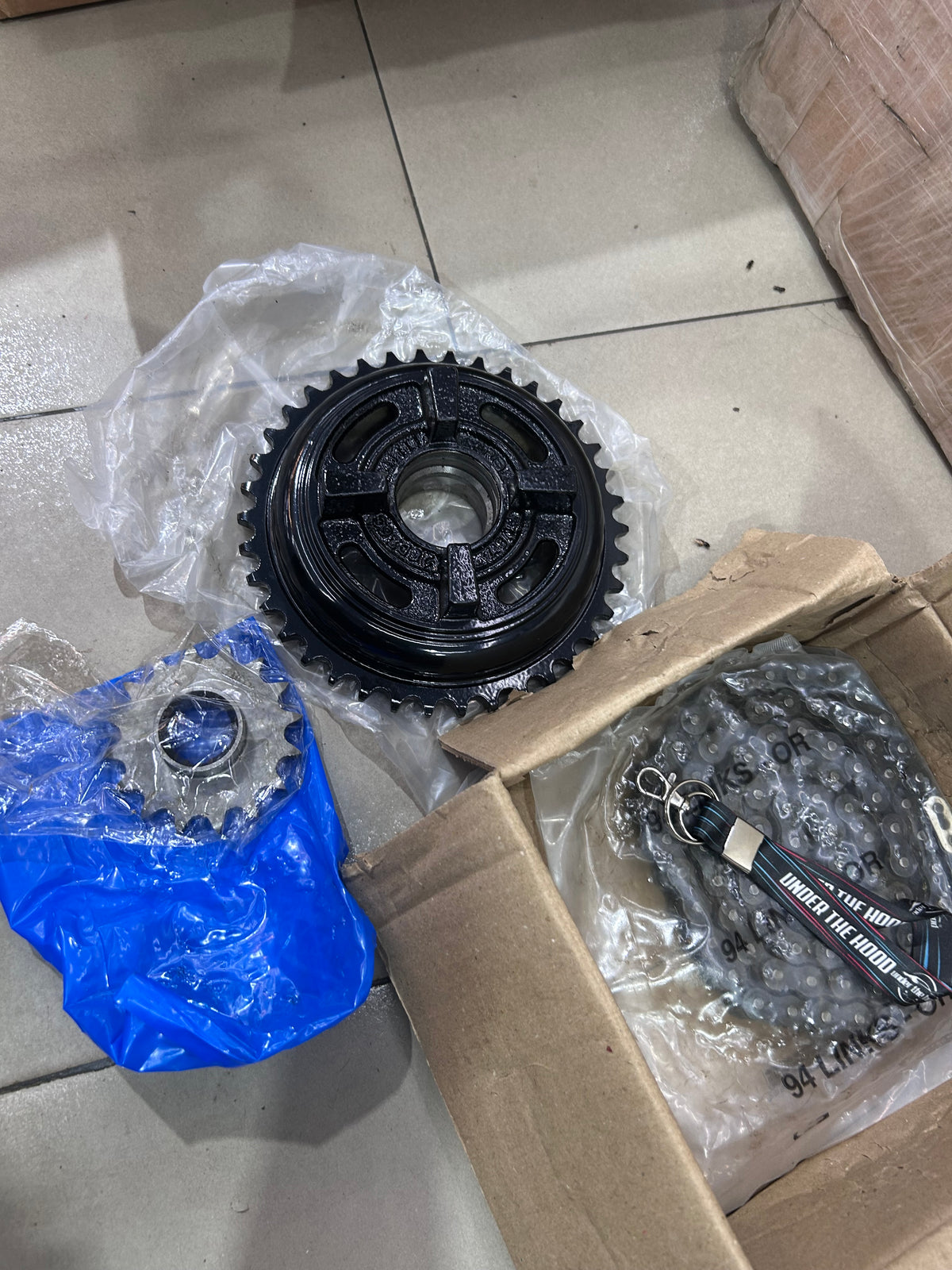 Royal Enfield Old Bullet 350 / Electra 4S-5S O-Ring Chain Sprocket Kit 16T 597275