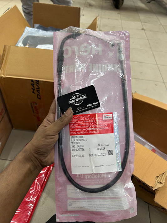 Hero Genuine Karizma XMR / XMR 210 Throttle Cable Complete | Accelerator Cable | 17910ACA000S