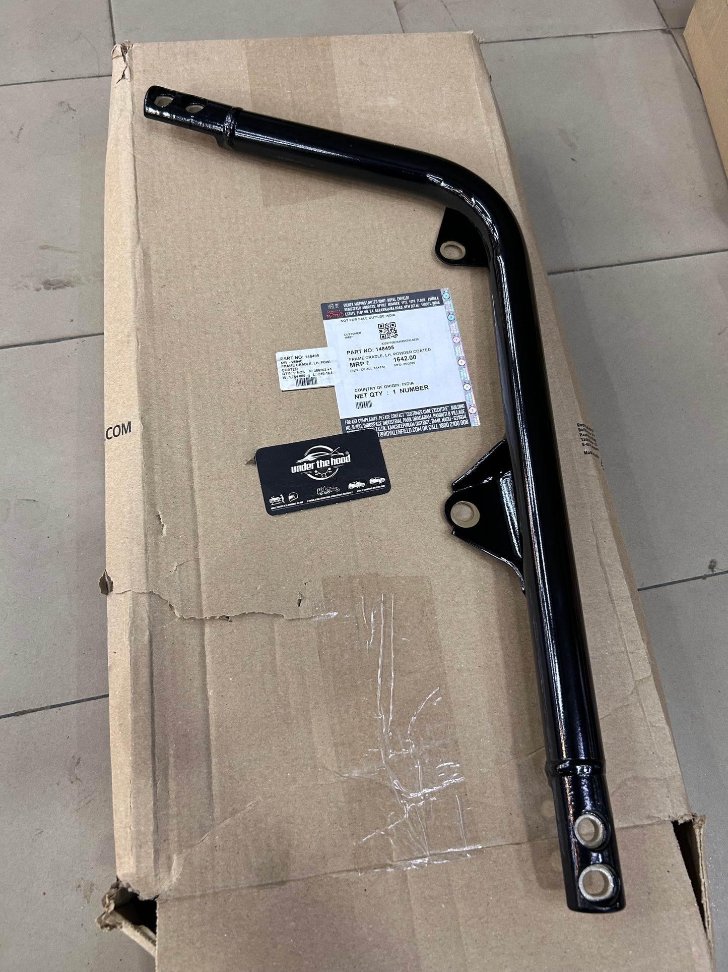 Royal Enfield LH Frame Cradle 148495 for Interceptor 650 & Continental GT 650