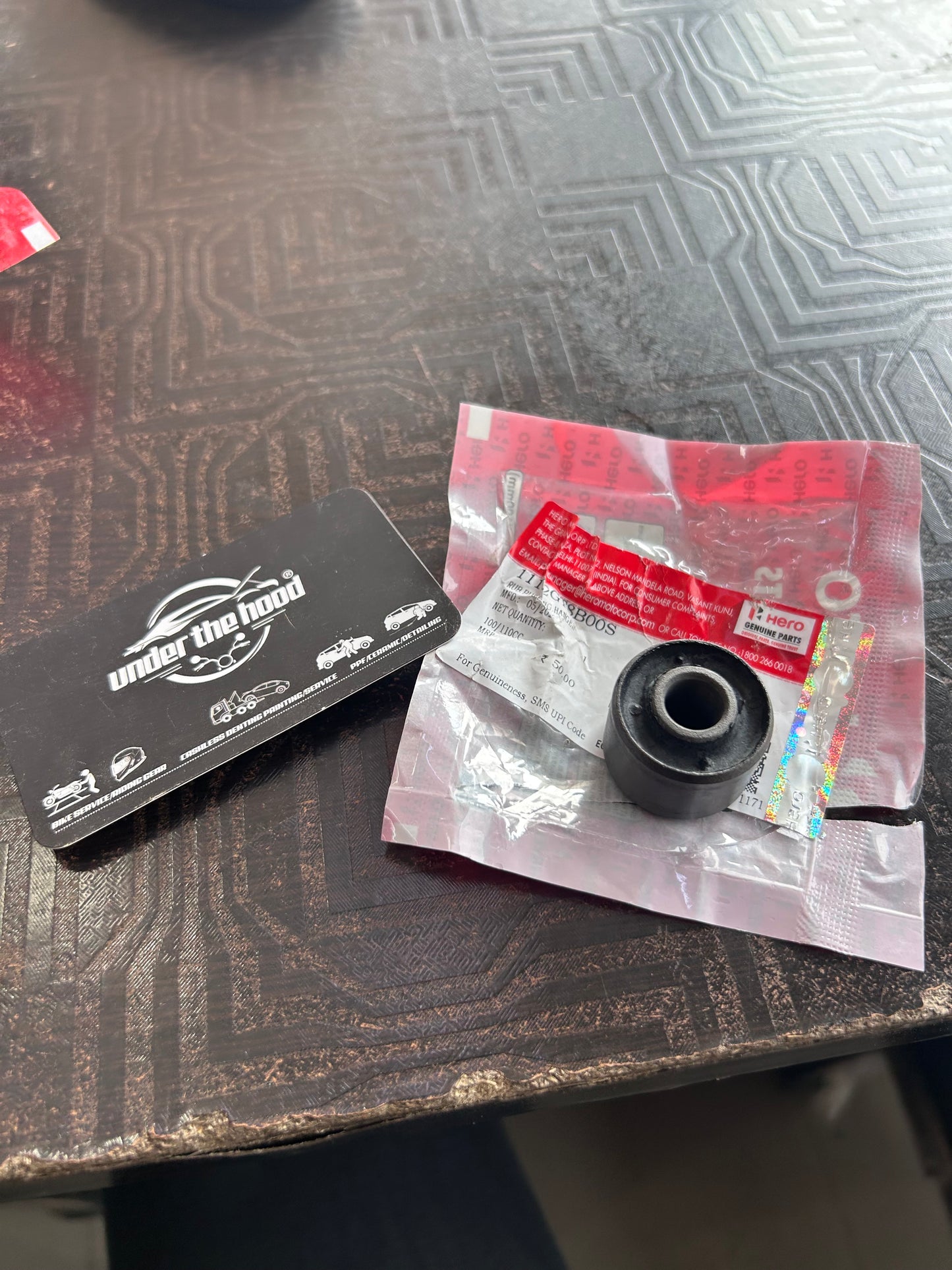 Hero Rubber Bush Engine Hanger – Part No. 11102GT8B00S – Genuine for Hero & Honda Scooters