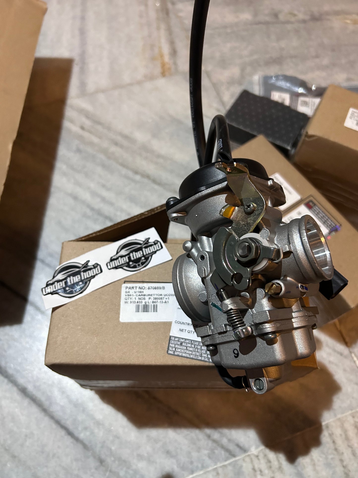 Royal Enfield 570889/B – VB51 Carburettor UCD33 for Bullet 500 BS3 & Thunderbird 500 – Genuine OEM UCD33 Carburettor