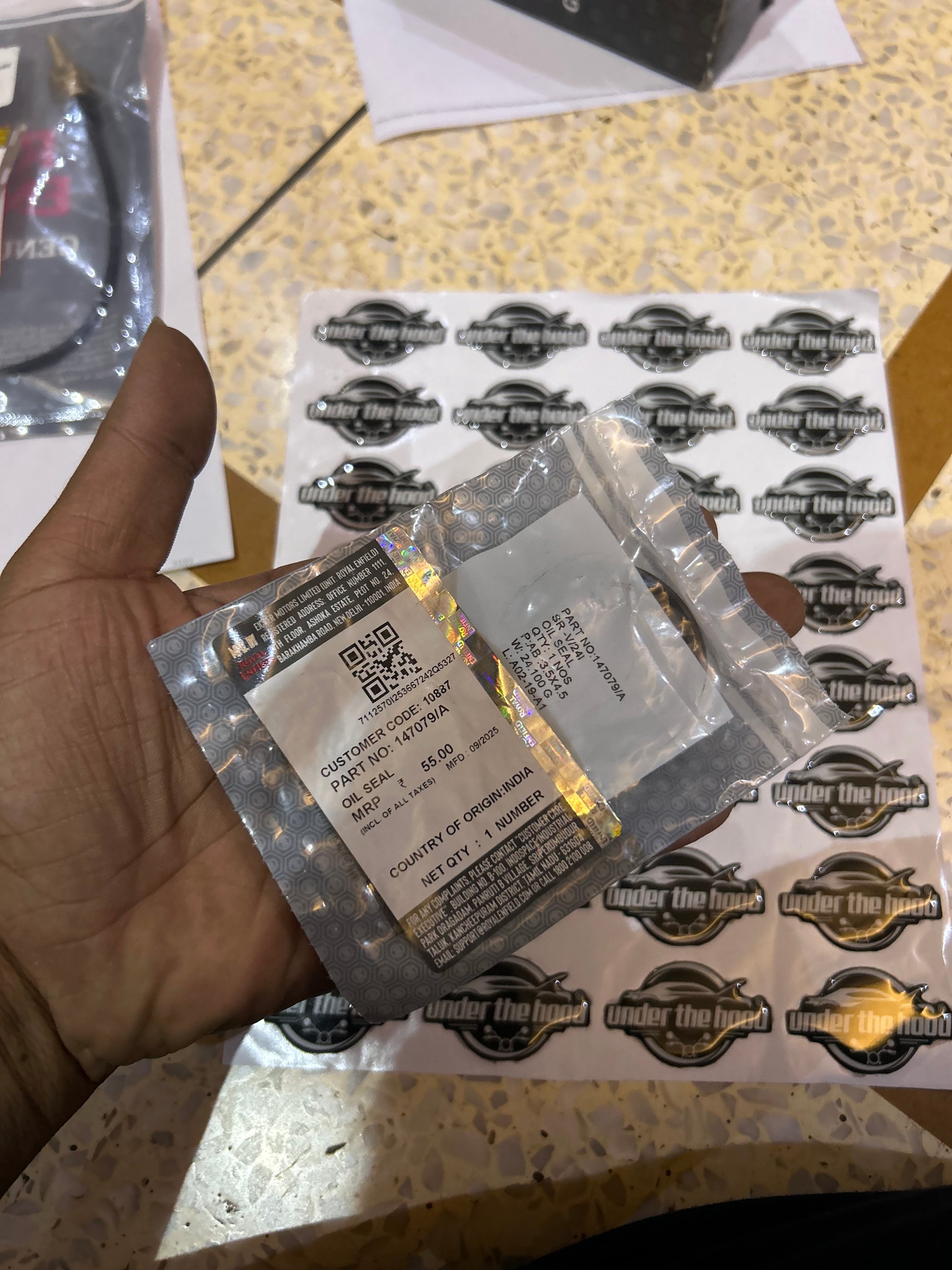 Royal Enfield 147079/A Fork Oil Seal – OEM Front Seal for Electra 350 UCE  Only