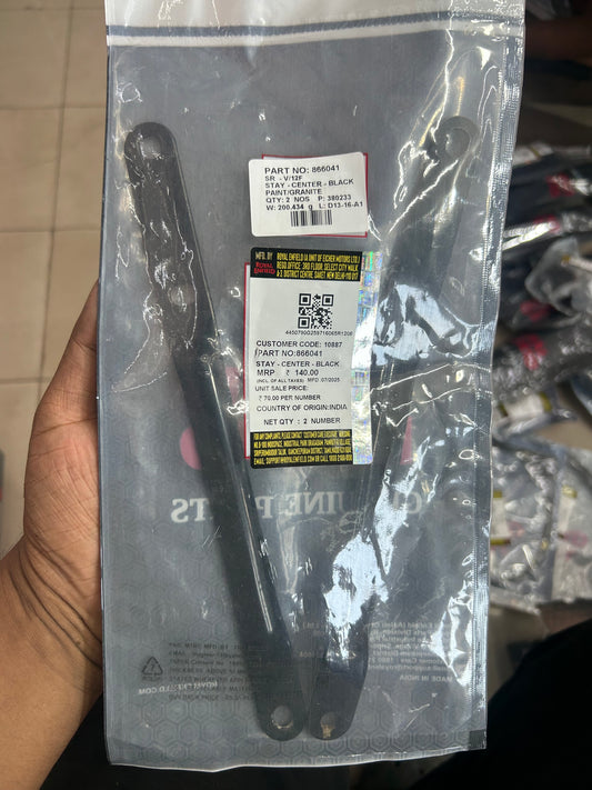 Royal Enfield Mudguard Stay Center – Black (866041) – Genuine OEM for Classic & Bullet Series