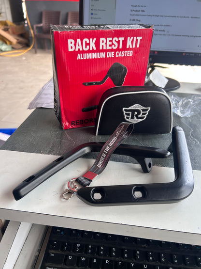 Replica Passenger Backrest for Classic 350 Reborn, Electra & Standard UCE – Comfortable Pillion Support