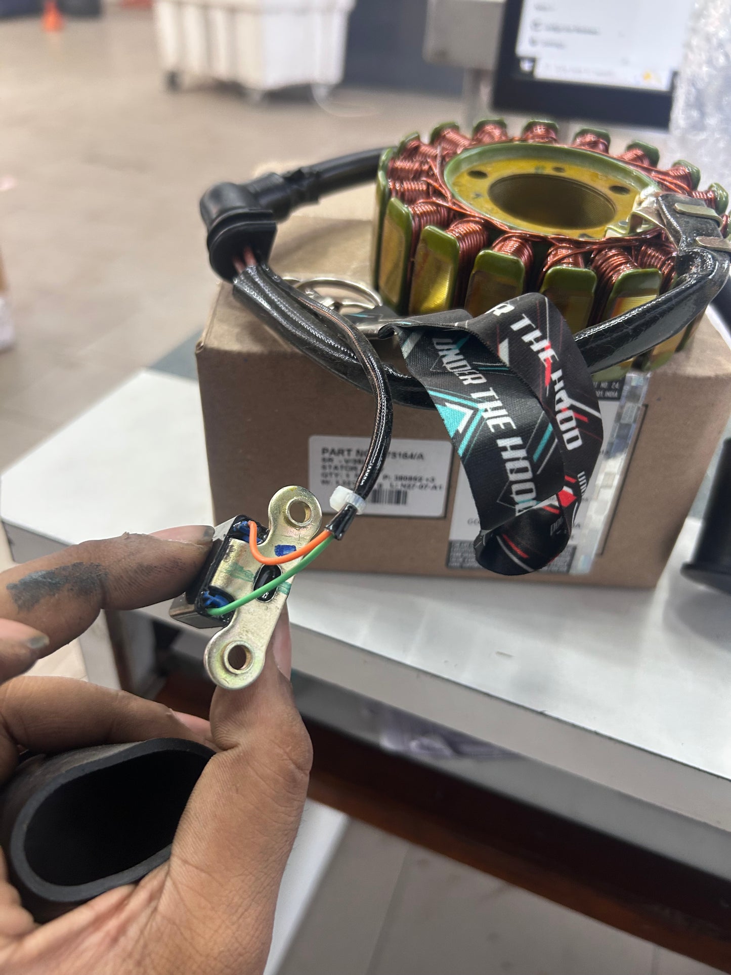 Royal Enfield Stator Assembly (575164/A) – OEM Generator for Interceptor 650, Continental GT 650 & Bear 650