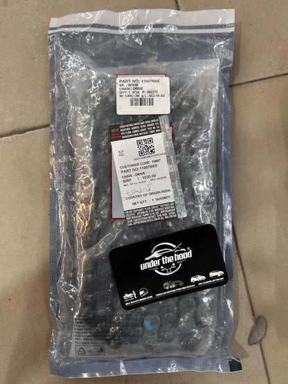 Royal Enfield 1100769/E – Rear Drive Chain 104 Links For Reborn 350, Bullet 350, Hunter 350, and Meteor 350