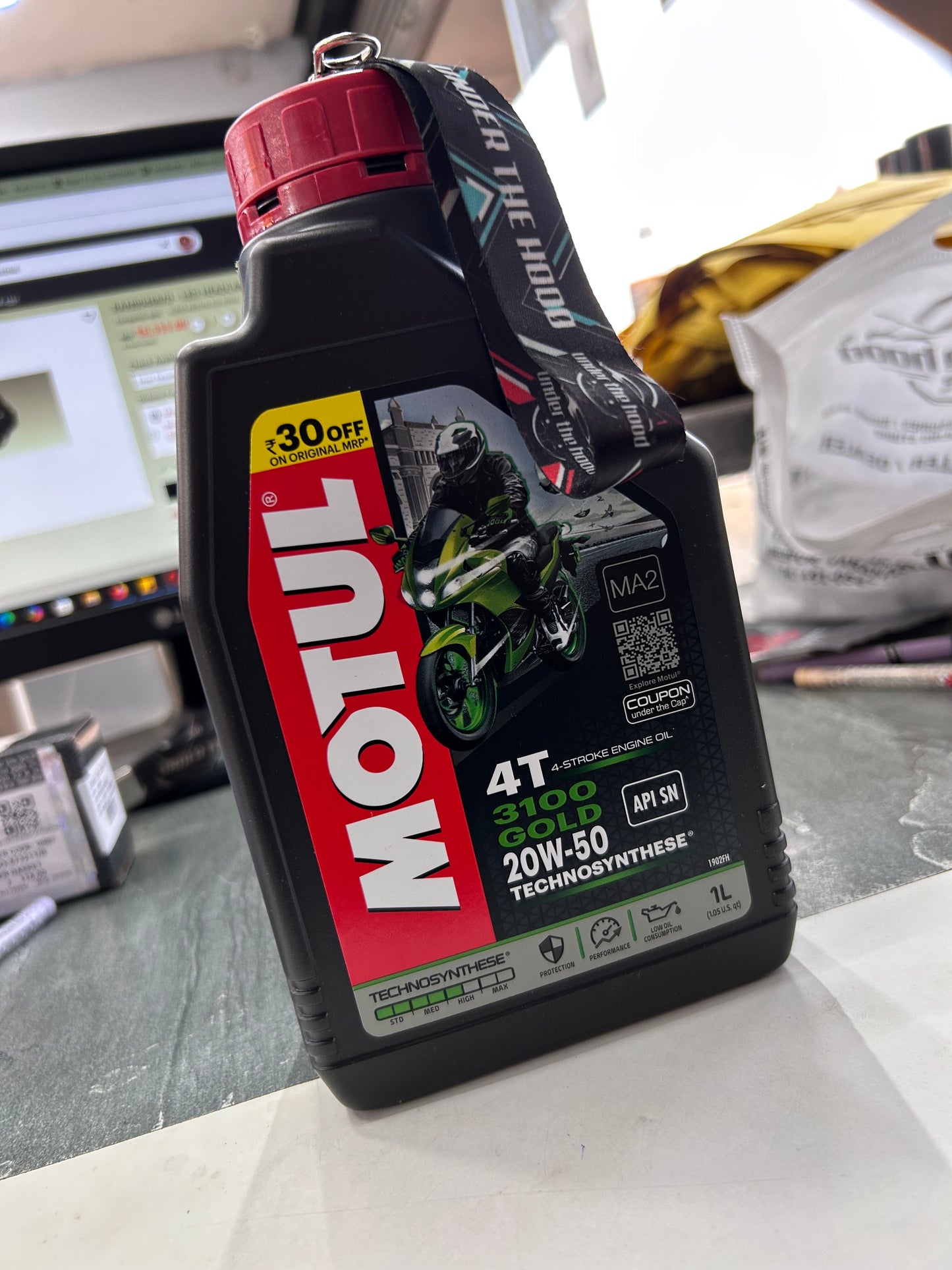 Motul 3100 4T Engine Oil – 1 Litre (10W30 / 10W40 / 20W40)