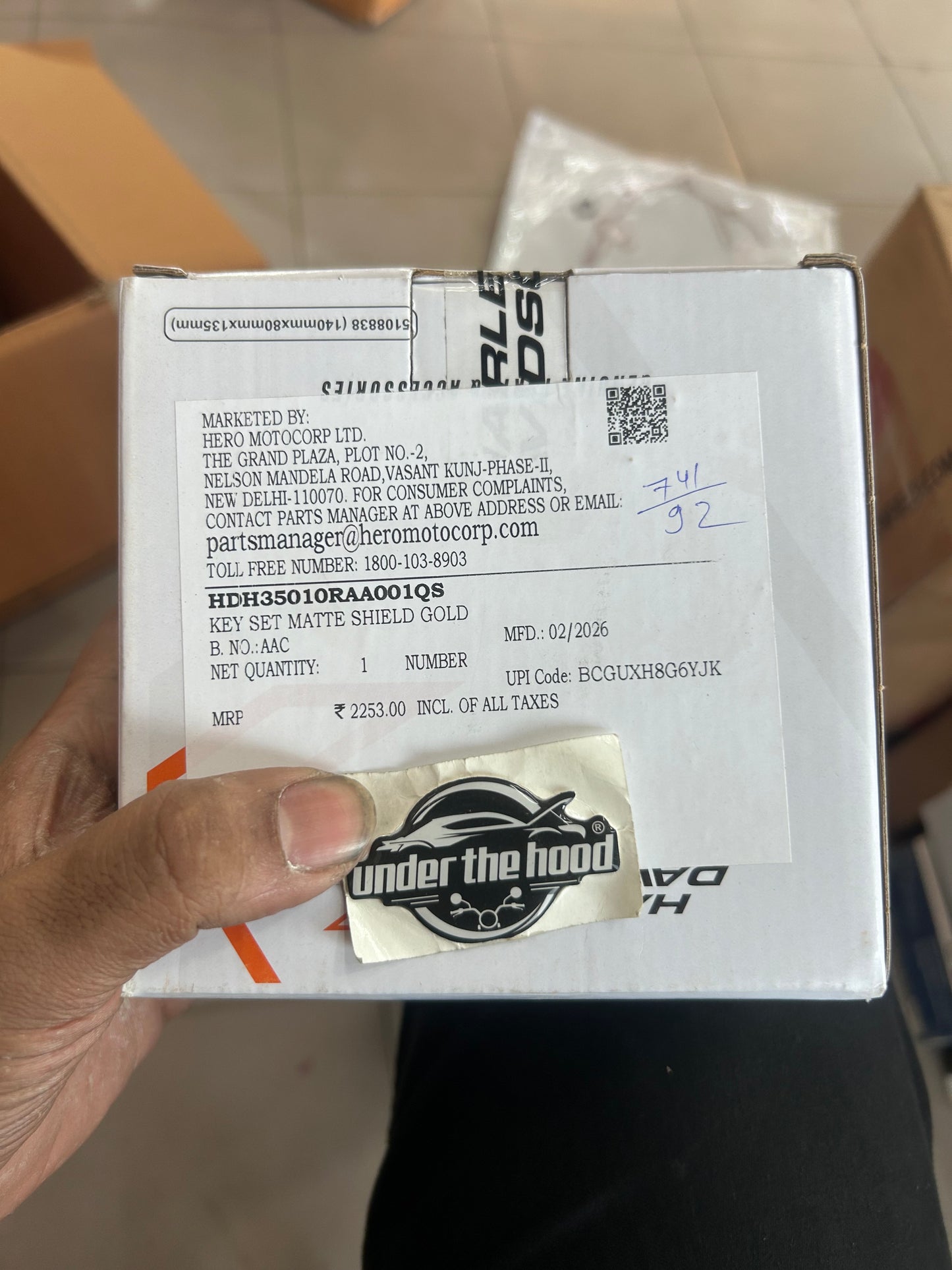 Harley-Davidson X440 / 440X Genuine Key Set – Matte Shield Gold – HDH35010RAA001QS – Fuel Tank Cap + Ignition Switch Lock Set