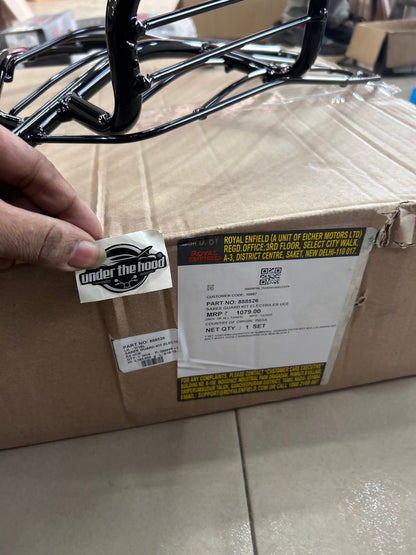 Royal Enfield 888526 – Saree Guard Kit Electra ES UCE (Left Side) for Bullet Electra Twinspark 350 UCE – Genuine OEM