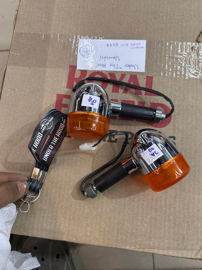 Royal Enfield Thunderbird 350 & 500 Complete Indicator / Trafficator Kit – 888199 – Genuine OEM