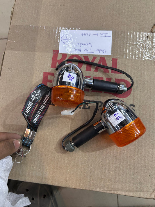 Royal Enfield Thunderbird 350 & 500 Complete Indicator / Trafficator Kit – 888199 – Genuine OEM
