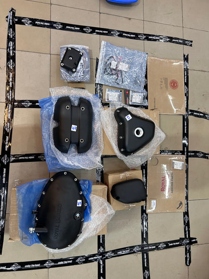 Royal Enfield Interceptor 650 & Continental GT 650 Black Engine Cover Conversion Kit