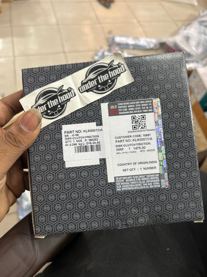 Royal Enfield KLK00011/A – Genuine Clutch Friction Disc for Classic Reborn, Meteor 350 & Hunter 350 (J-Series)