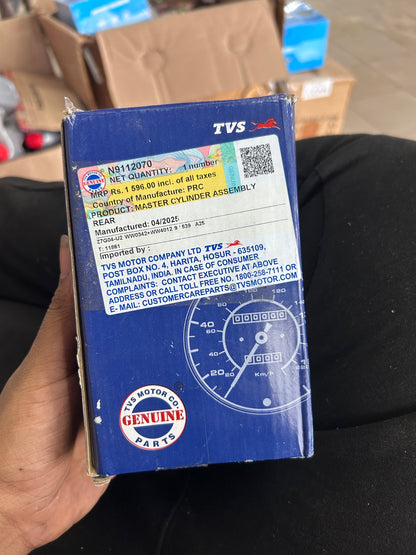 TVS N9112070 Rear Master Cylinder Assembly – Genuine Part for Apache RTR Series (160, 180, 200) BS4 & BS6