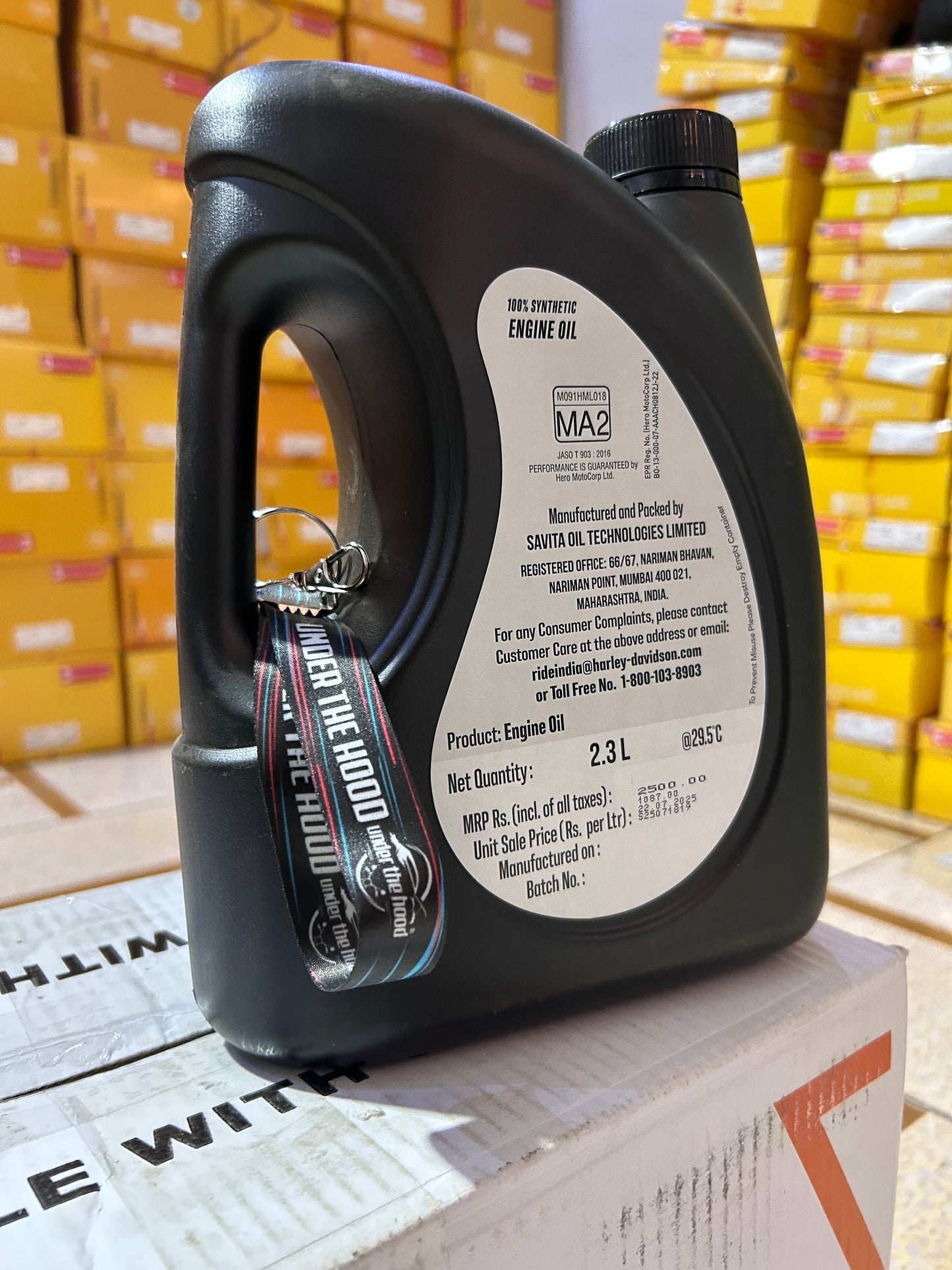 Harley-Davidson X440 / Hero Mavrick 440 Complete Oil Change Kit – Genuine 15W50 MA2 Engine Oil (2.3L) + Hero Oil Filter & Gasket Kit KHDH11113RAAA000S (15410ACA001S)