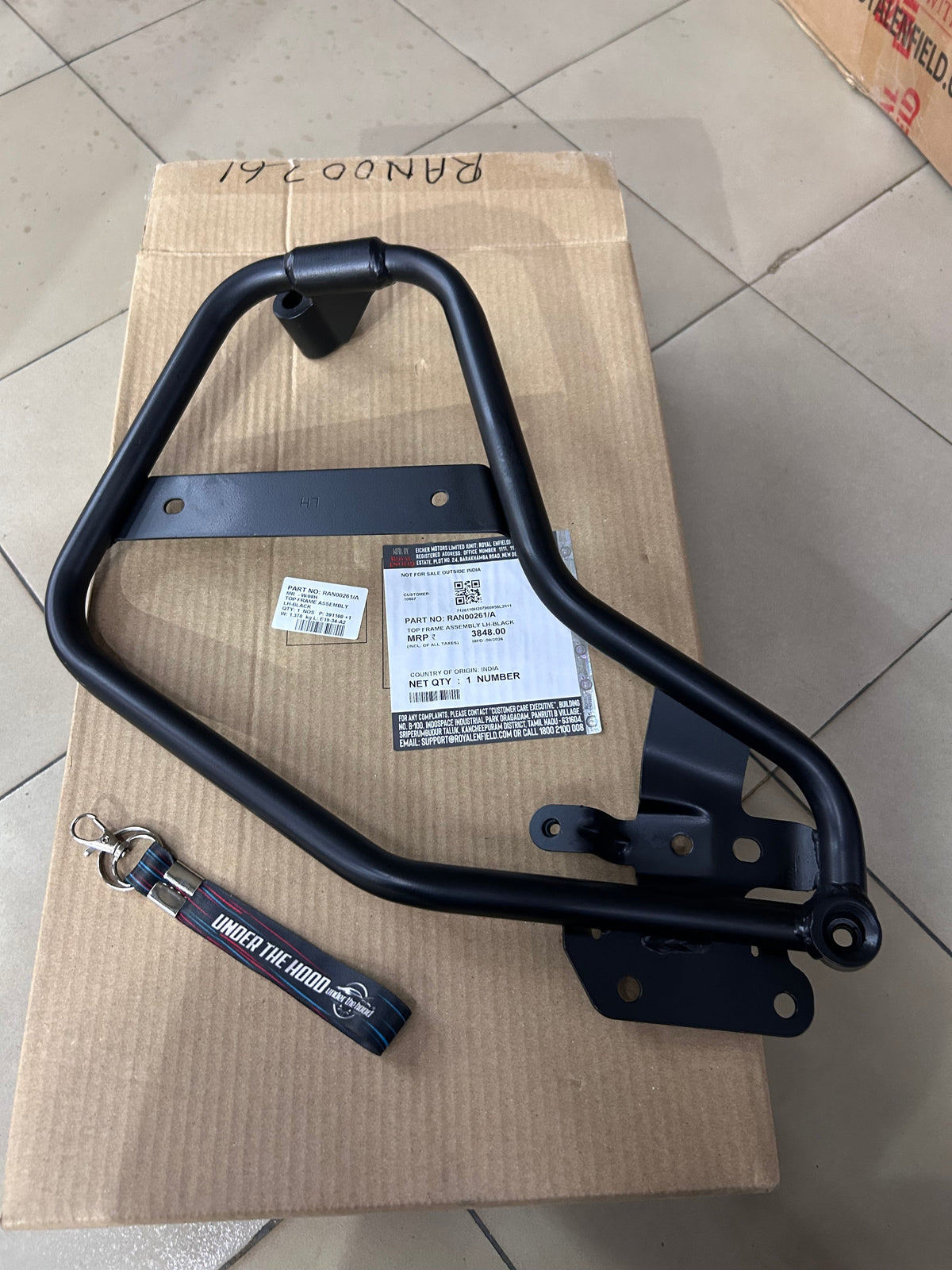 Royal Enfield Genuine Top Frame Assembly LH - Black for Royal Enfield Himalayan 411 ABS (BS6/BS6V) – RAN00261/A