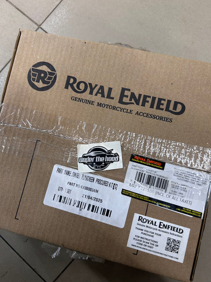 Royal Enfield Tinted Flyscreen KXA00126 — OEM Windshield for Hunter 350(Old Hunter)