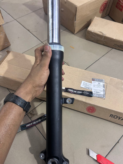 Royal Enfield Classic 350 Reborn LH Front Fork Assembly Texture Black RAH00912/A