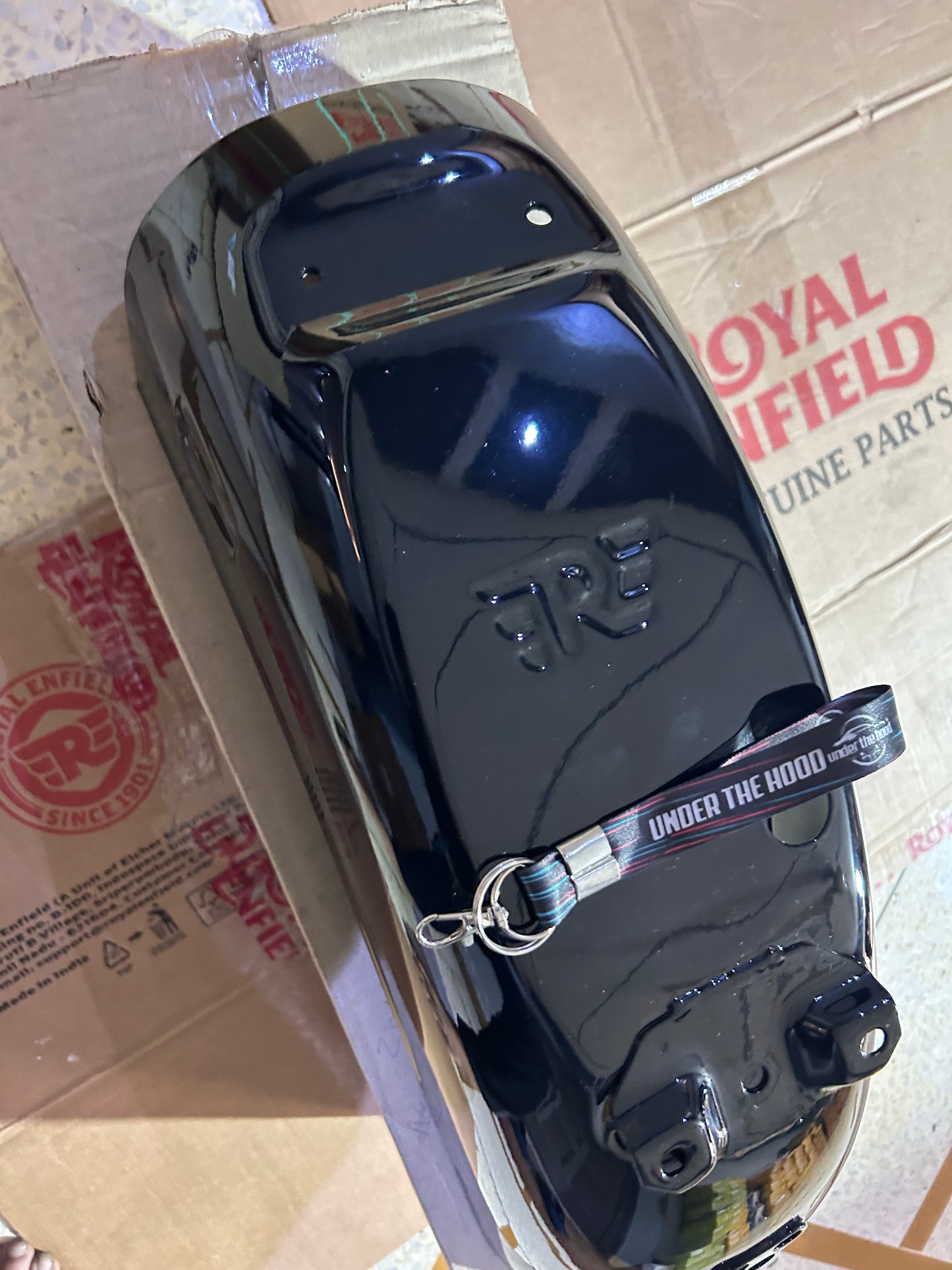 Rear Mudguard Assembly (Rear Fender) – Black for Royal Enfield Meteor 350 (Verify by Part No.) – RAQ00282/A
