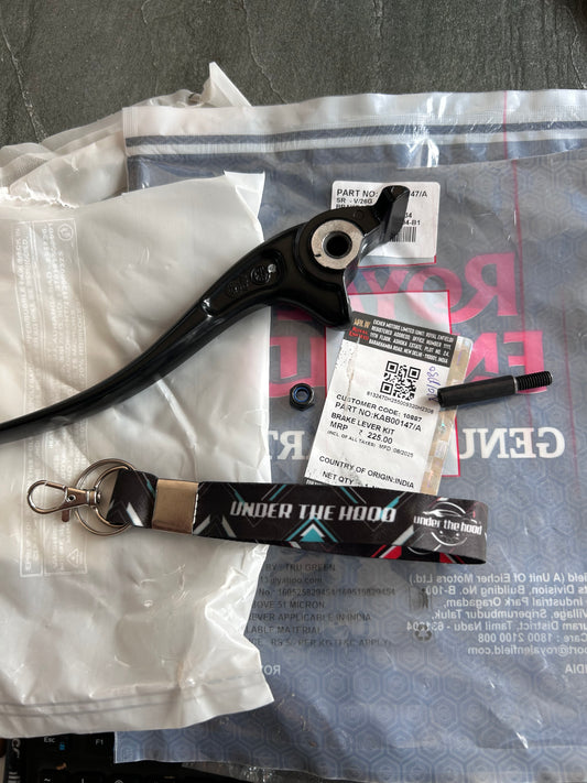 Royal Enfield KAB00147/A Front Brake Lever Kit Black – Hunter 350