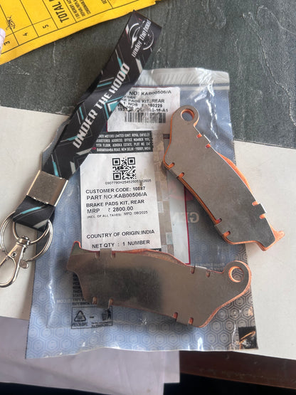 Royal Enfield KAB00506/A – Rear Brake Pads Kit for Super Meteor 650, Classic 650, Shotgun 650 &