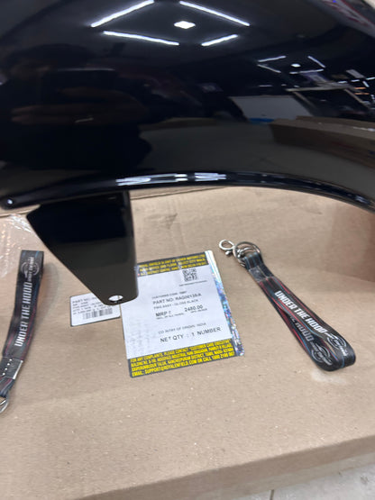 Genuine Royal Enfield RAG00135/A Front Mudguard Assembly – Gloss Black – Classic 350 Reborn (J-Serie