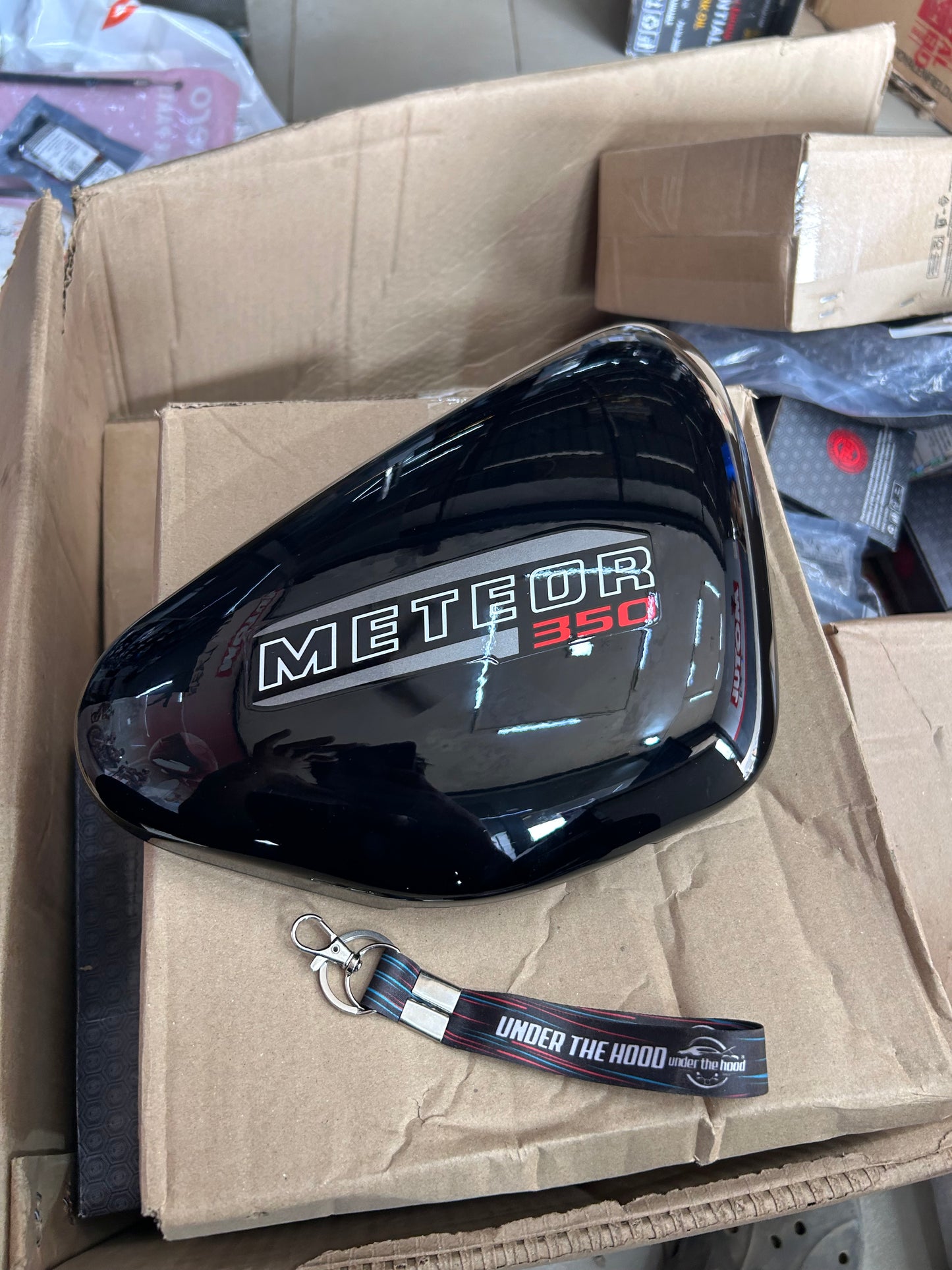 Royal Enfield RAV00328/B - Outer Cover / Side Panel Outer Cover (Right Hand) - Glossy Black for Meteor 350