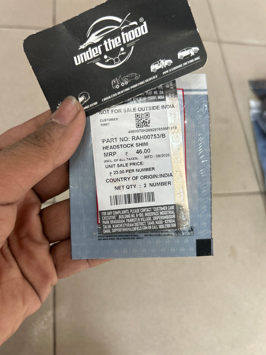 Royal Enfield Headstock Shim RAH00753/B | Himalayan 450, Classic 650, Shotgun 650 & Super Meteor 650