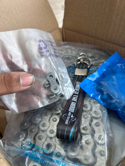 Royal Enfield KAT00020/A Chain & Sprocket Kit – OEM Standard 15 T Front & 38 T Rear Kit for Interceptor 650, Continental GT 650