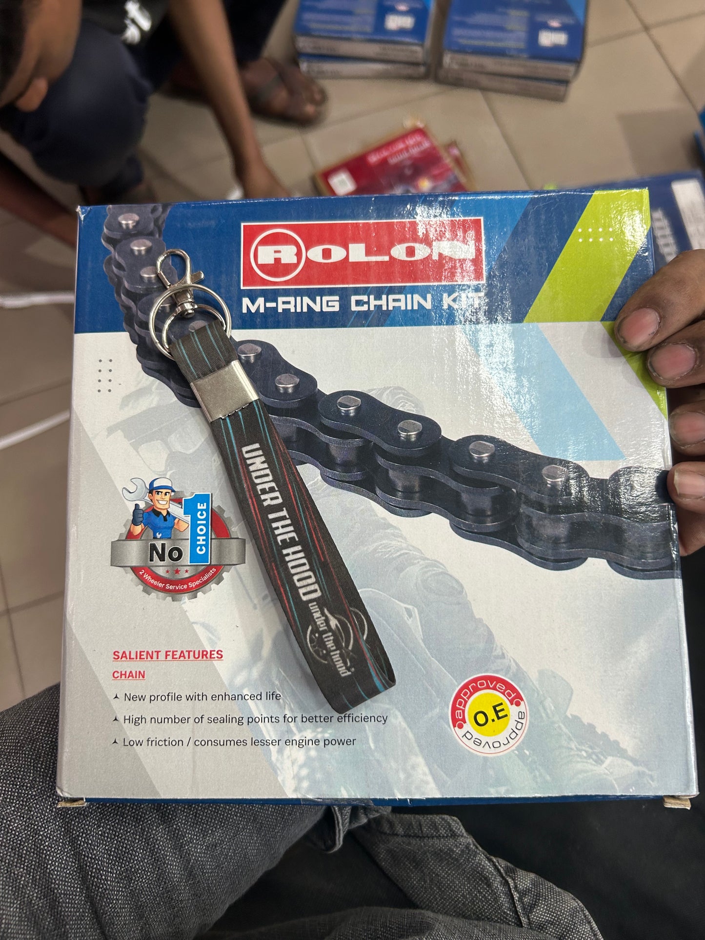 Rolon M-Ring Chain & Sprocket Kit – KIT NMR F311 – Yamaha R15 V3 / R15 V4 / R15 M 155cc (428, 14T–48T, 128L)