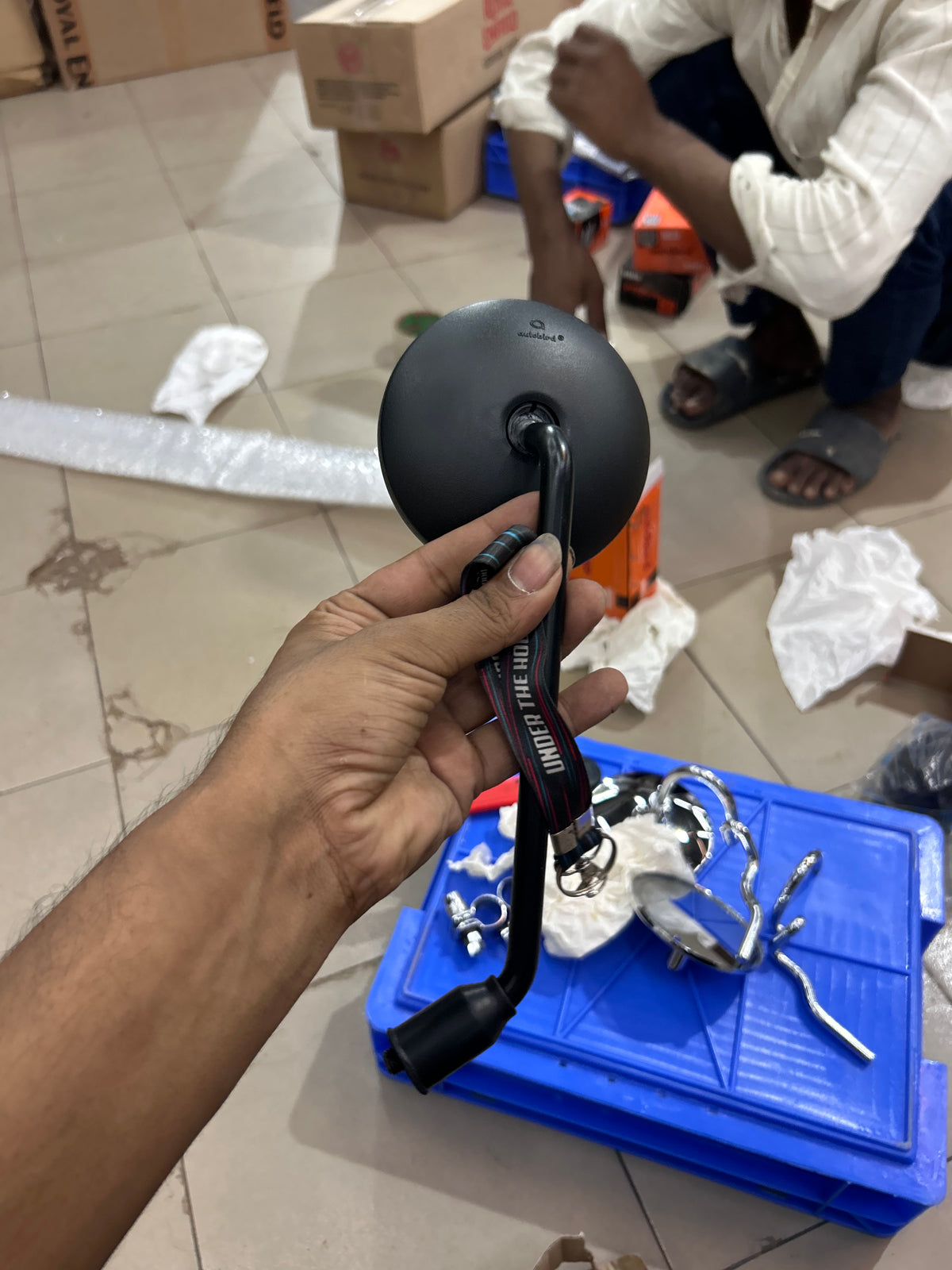 Royal Enfield Hunter 350 / Meteor 350 / Classic 350 Reborn / Shotgun 650 Black Rear View Mirror – Autobird | LH, RH or Pair